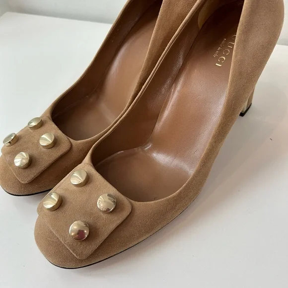 Spectacular Gucci suede heels - Picture 5 of 13